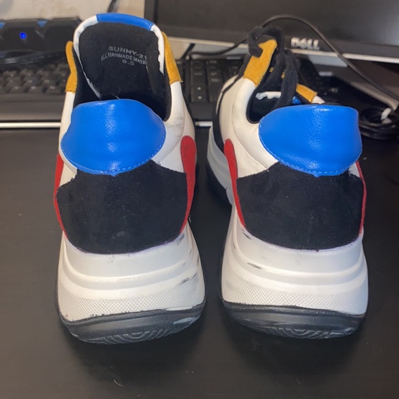 GLISTERS MULTICOLOR SNEAKERS SIZE 8.5 - Picture 3 of 5